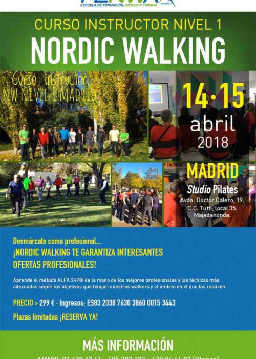 Curso de instructor de Nordic Walking en Madrid